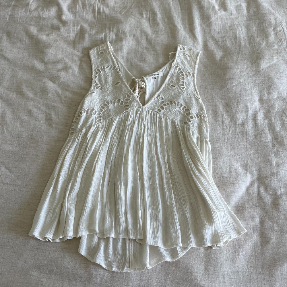 Ripcurl Lace Vneck tank top